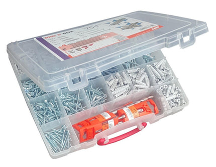 SPIT ASSORTIMENTBOX PRO6 754 DELIG      PLUGGEN, SCHROEVEN EN 4 BOREN