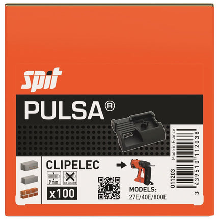 SPIT CLIP ELEC 011203 - 100 STUKS
