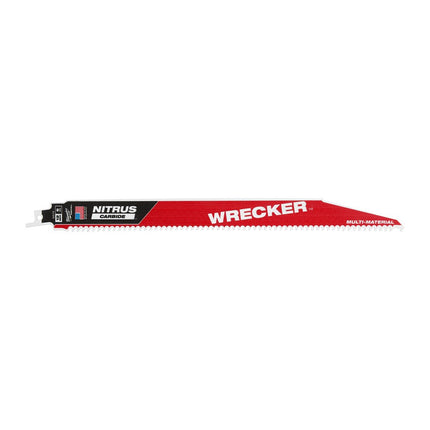 Afbeelding MILWAUKEE® multi materiaal reciprozaagblad sawzall wrecker nitrus carbide Multi Material: Wrecker with NITRUS carbide teeth