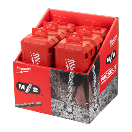 Afbeelding MILWAUKEE® set sds-plus hamerboren (7-delig) SDS-Plus M2 - 2 Cut / Sets NG