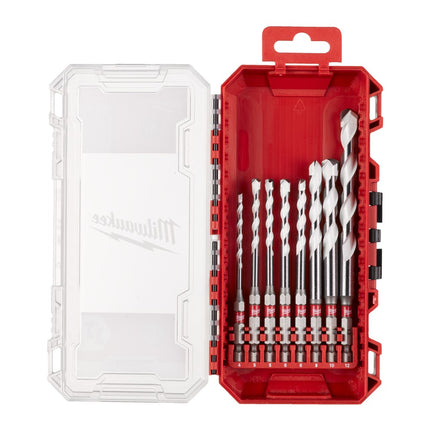 Afbeelding MILWAUKEE® multi materiaalboren set shockwave (4/5/5/6/6/8/10/12) Multi Material Drills Gen. 2