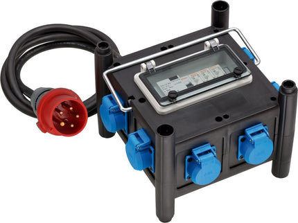 Brennenstuhl Compacte Rubberen Stroomverdeler BSV 3 FI/16-7 H07RN-F5G2.5 - 1153690600