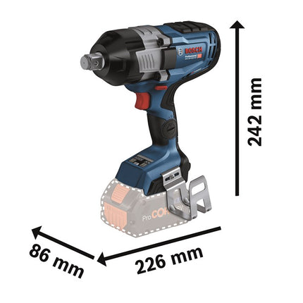 Bosch GDS 18V-1600 HC SOLO SLAGMOERAANZETTER  IN DOOS