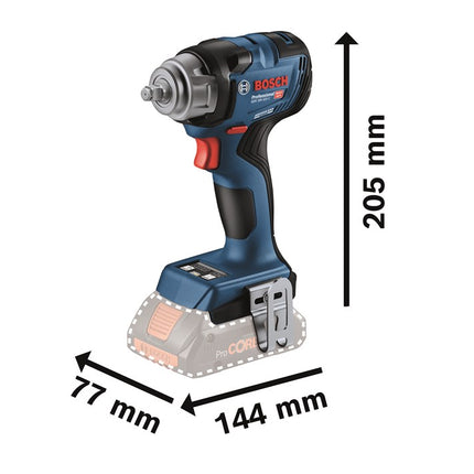Bosch GDS 18V-320 HC SLAGMOERAANZETTER        2XPC 4,0AH + GAL18V-40 L-B