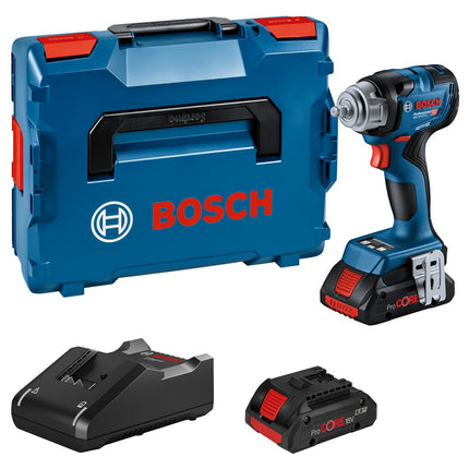 Bosch GDS 18V-320 HC SLAGMOERAANZETTER        2XPC 4,0AH + GAL18V-40 L-B