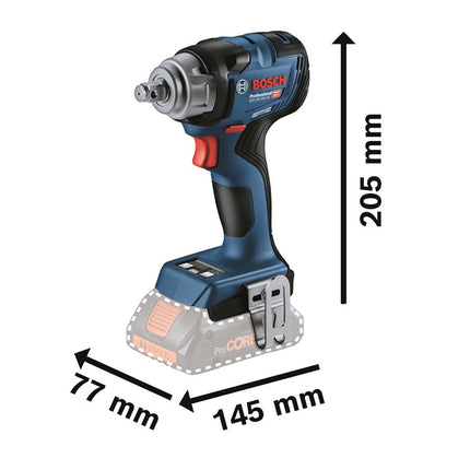 Bosch GDS 18V-330 HC 2X5,0AH SLAGMOERAANZETTER+GAL 18V-40+L-B