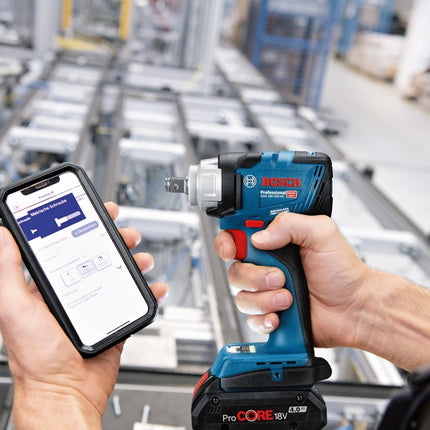 Bosch GDS 18V-330 HC 2X5,0AH SLAGMOERAANZETTER+GAL 18V-40+L-B