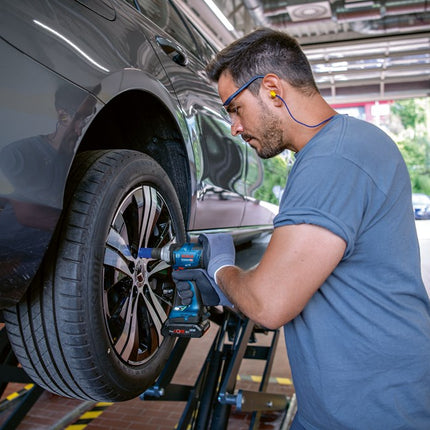 Bosch GDS 18V-330 HC 2X5,0AH SLAGMOERAANZETTER+GAL 18V-40+L-B