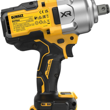 DEWALT DCF964N-XJ 18V XR 3/4" Slagmoersleutel met Hoog Koppel (accu slagmoersleutel)