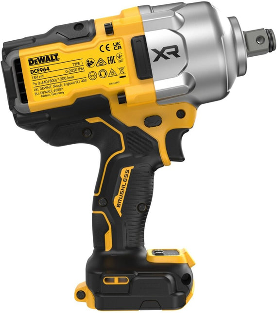 DEWALT DCF964N-XJ 18V XR 3/4" Slagmoersleutel met Hoog Koppel (accu slagmoersleutel)