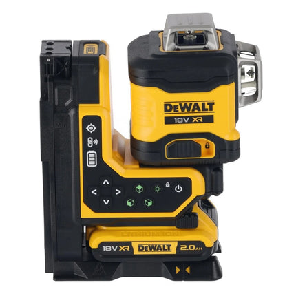 DEWALT DCLE34035D1-QW 18V XR 3x360° groene laser met afstandsbediening