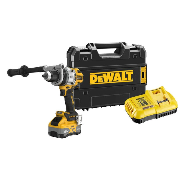 DEWALT DCD1007WW1T-QW 18V XR Premium 3-Snelheden Schroef-/Klopboormachine (accu klopboormachine)