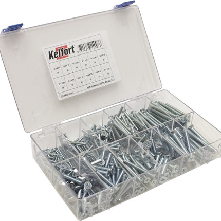Assortimentsdoosje metaalschroef Kelfort