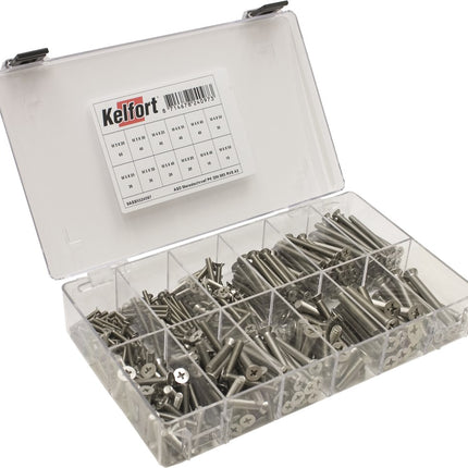 Assortimentsdoosje metaalschroef Kelfort
