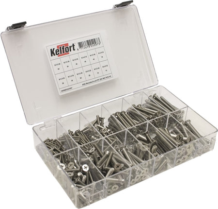 Assortimentsdoosje metaalschroef Kelfort