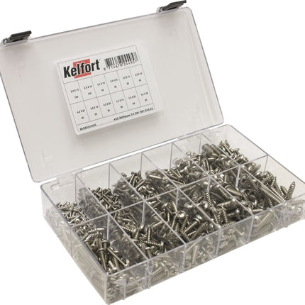 Assortimentsdoosje plaatschroef Kelfort