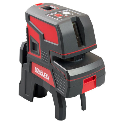 LEVELFIX CL202R RODE KRUISLIJNLASER SET MET STATIEF 1,5M