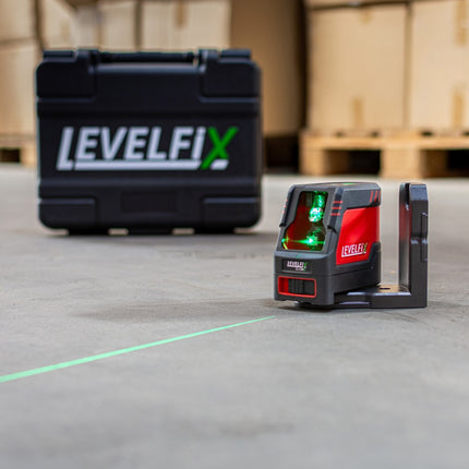 Afbeelding LEVELFIX kruislaser met groene straal CL130G
