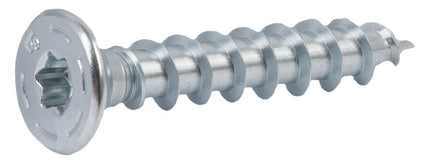Spaanplaatschroef platte kop