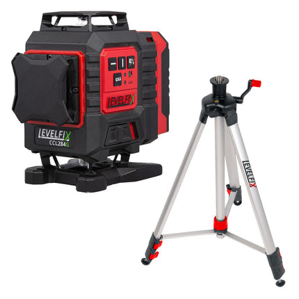 Afbeelding LEVELFIX 4d lijnlaser 4x360° groen CCL284G SET