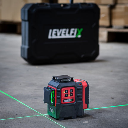 Afbeelding LEVELFIX servo 3d lijnlaser 3x360° groen MCL380G