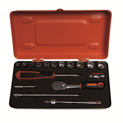 Afbeelding BAHCO dopsleutelset 1/4" 6717MBP