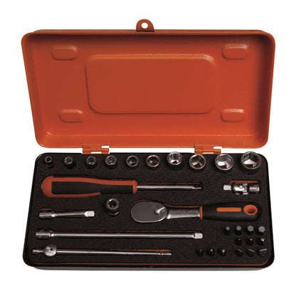 BAHCO DOPPENSET MET BITS 1/4 29D