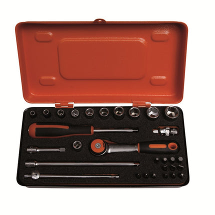 Afbeelding BAHCO dopsleutelset 1/4" 6729MHR