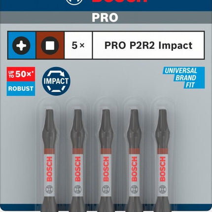 Bosch 5 PRO BITS IMPACT P2R2 55MM