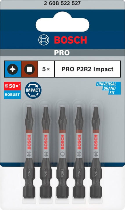 Bosch 5 PRO BITS IMPACT P2R2 55MM