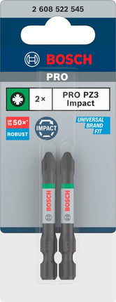 Bosch 2 PRO BITS IMPACT PZ3 55MM