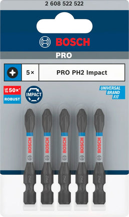 Bosch 5 PRO BITS IMPACT PH2 55MM