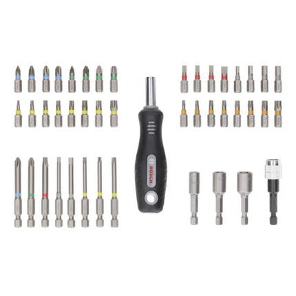 Bosch 35-delige schroefbitset met schroevendraaier - 2607017733