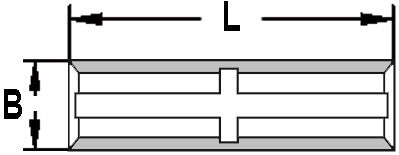 JSO-TR HW Keermes 30x5,5x1,1mm 10st - 72013-6-30055