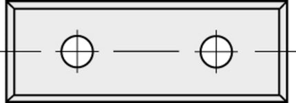 JSO-TR HW Keermes 30x12x1,5mm 4-Zijdig (10st) - 72020-6-03000
