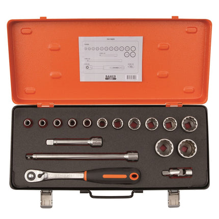 BAHCO DOPPENSET 1/2 INCH 17D