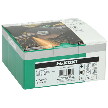 HiKOKI Doorslijpschijf voor RVS/metaal 115x1,6mm - 782316