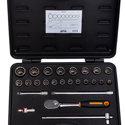 BAHCO DOPPENSET 1/2 25D