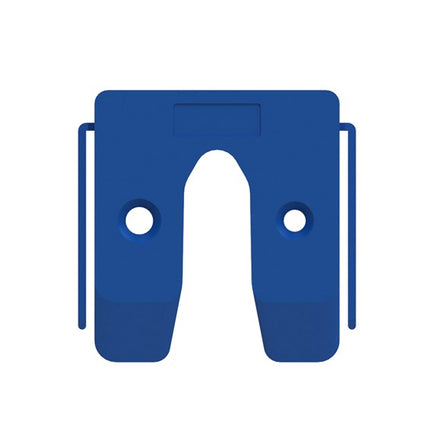 GB UITVULPLAATJE BLAUW MET STELPOOTJES 4 KS 50X50