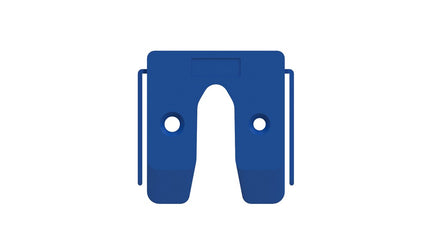 GB UITVULPLAATJE BLAUW MET STELPOOTJES 4 KS 50X50