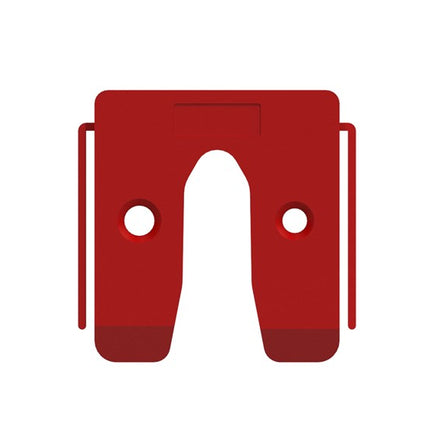 GB UITVULPLAATJE ROOD MET STELPOOTJES 5 KS 50X50