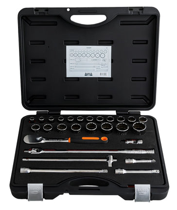 Afbeelding BAHCO dopsleutelset 1/2" 7888DM