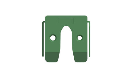 GB UITVULPLAATJE GROEN MET STELPOOTJES 10 KS 50X50