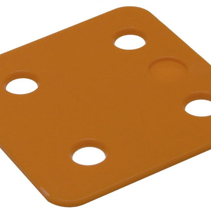 GB DRUKPLAAT ZONDER SLEUF ORANJE 2 KS 70X70