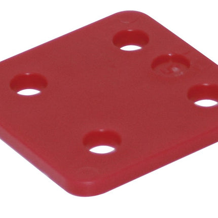 GB DRUKPLAAT ZONDER SLEUF ROOD 5 KS 70X70