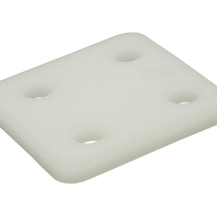 GB DRUKPLAAT ZONDER SLEUF TRANSPARANT 6 KS 70X70