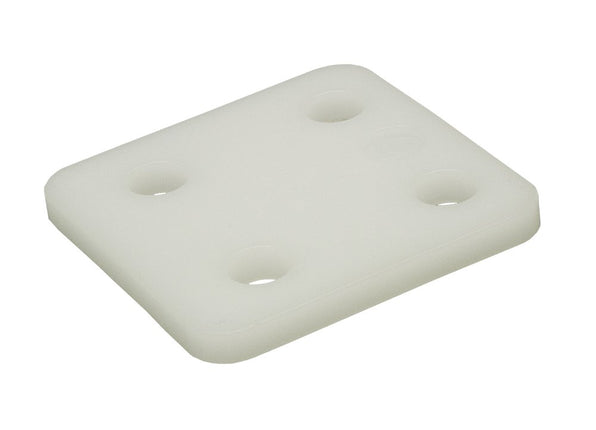 GB DRUKPLAAT ZONDER SLEUF TRANSPARANT 6 KS 70X70