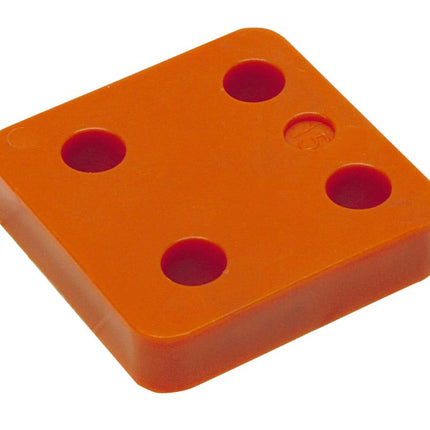 GB DRUKPLAAT ZONDER SLEUF ORANJE 15 KS 70X70