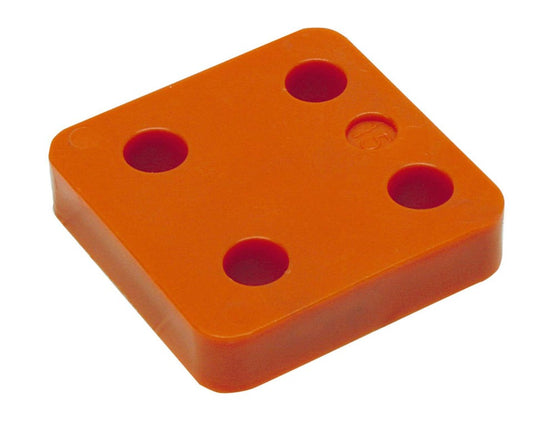 GB DRUKPLAAT ZONDER SLEUF ORANJE 15 KS 70X70