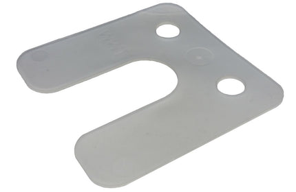 GB DRUKPLAAT MET SLEUF TRANSPARANT 1 KS 70 X70